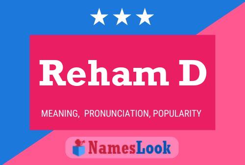 ملصق اسم Reham D