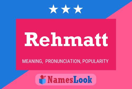 ملصق اسم Rehmatt