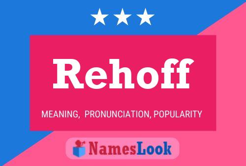 ملصق اسم Rehoff