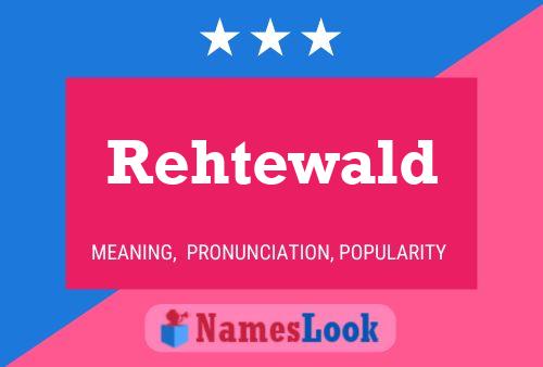 ملصق اسم Rehtewald