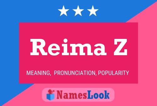 ملصق اسم Reima Z