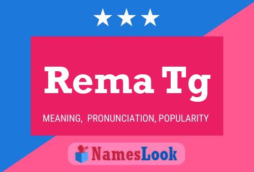 ملصق اسم Rema Tg