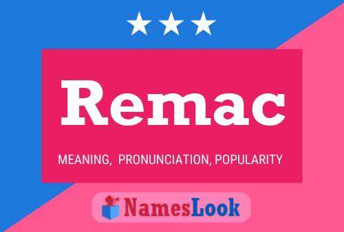 ملصق اسم Remac