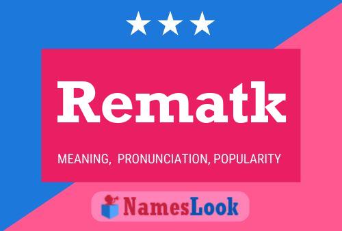 ملصق اسم Rematk