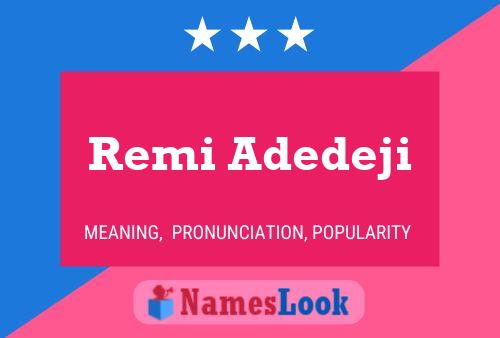 ملصق اسم Remi Adedeji