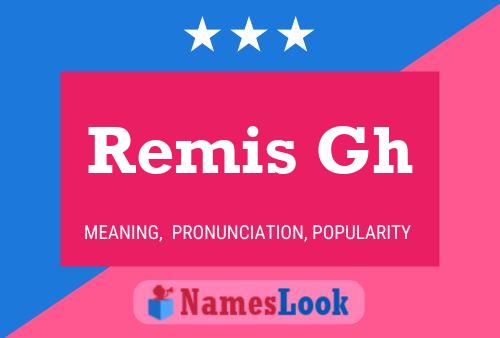 ملصق اسم Remis Gh