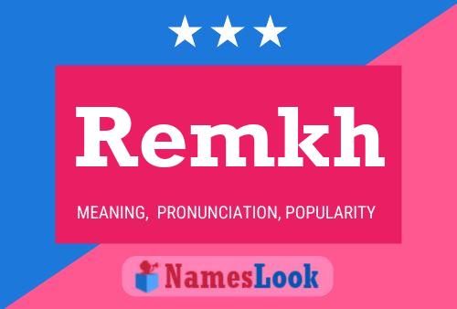 ملصق اسم Remkh