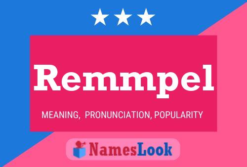 ملصق اسم Remmpel