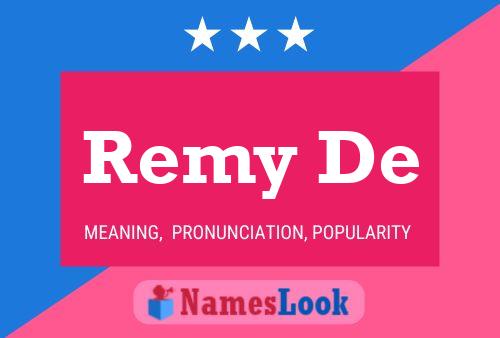 ملصق اسم Remy De