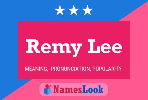 ملصق اسم Remy Lee