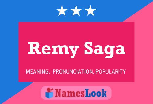 ملصق اسم Remy Saga