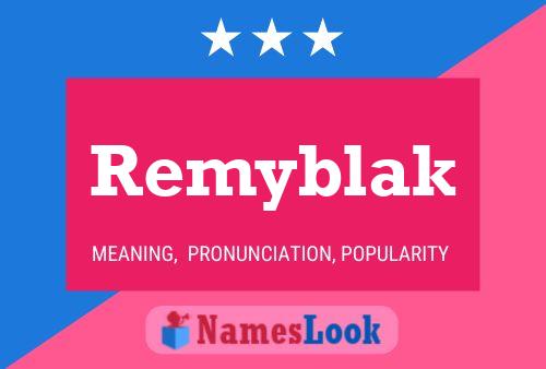 ملصق اسم Remyblak