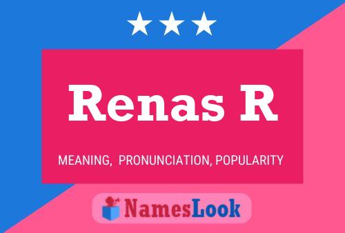 ملصق اسم Renas R