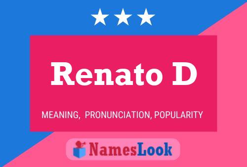 ملصق اسم Renato D