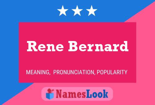 ملصق اسم Rene Bernard