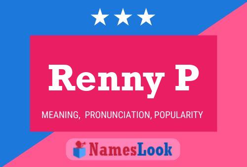 ملصق اسم Renny P