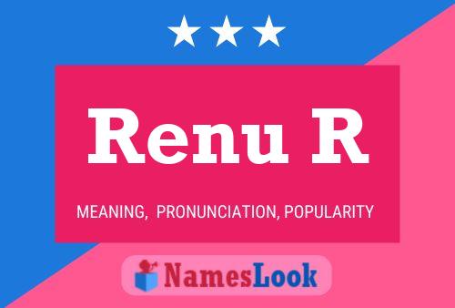 ملصق اسم Renu R