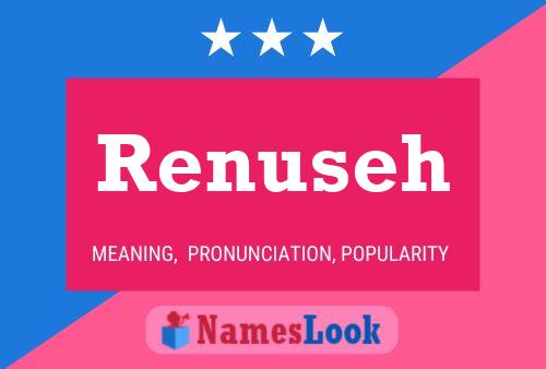 ملصق اسم Renuseh