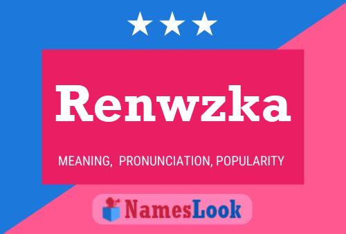 ملصق اسم Renwzka