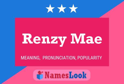 ملصق اسم Renzy Mae