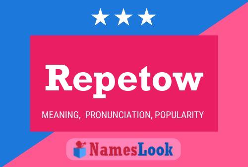 ملصق اسم Repetow