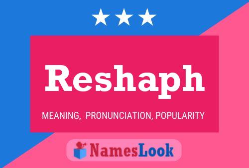 ملصق اسم Reshaph