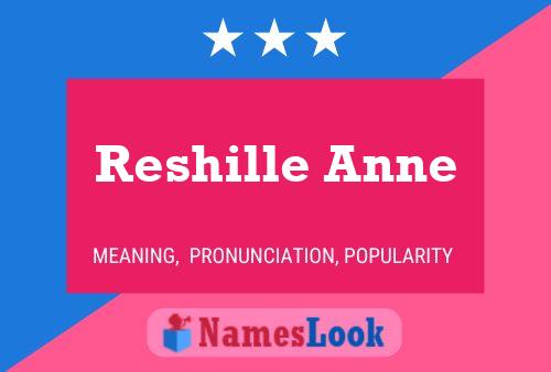 ملصق اسم Reshille Anne