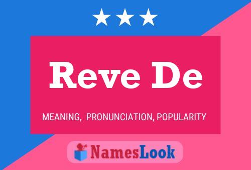 ملصق اسم Reve De