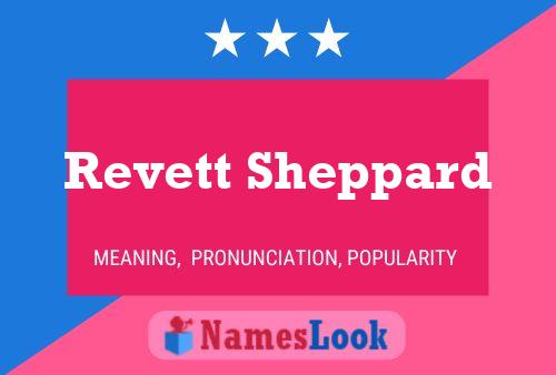 ملصق اسم Revett Sheppard