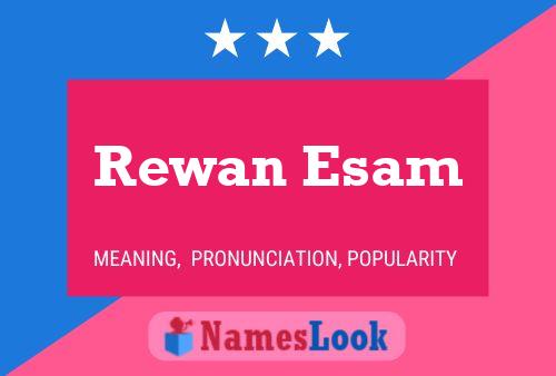 ملصق اسم Rewan Esam