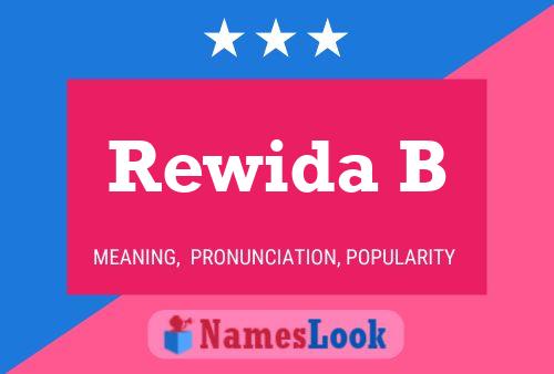 ملصق اسم Rewida B