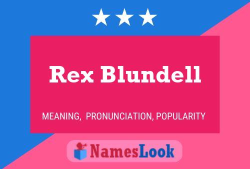 ملصق اسم Rex Blundell