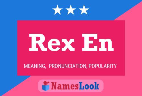 ملصق اسم Rex En