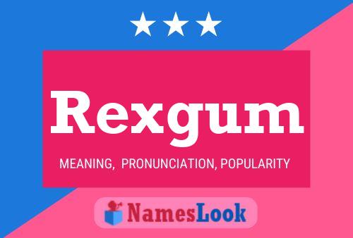 ملصق اسم Rexgum