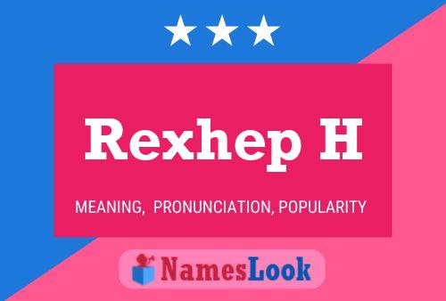 ملصق اسم Rexhep H