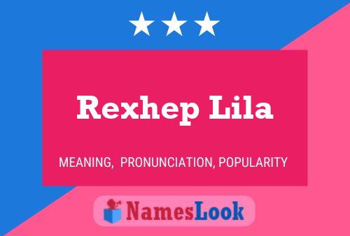 ملصق اسم Rexhep Lila