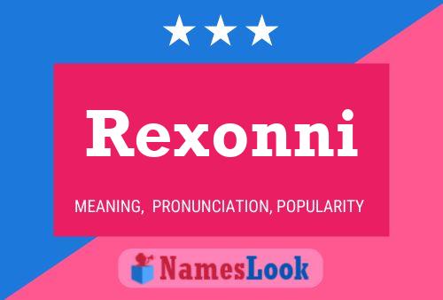 ملصق اسم Rexonni