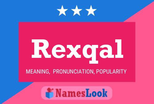 ملصق اسم Rexqal