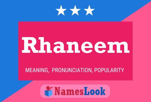 ملصق اسم Rhaneem