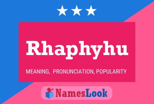 ملصق اسم Rhaphyhu