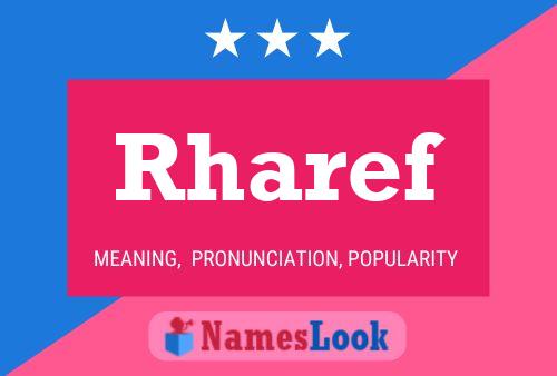 ملصق اسم Rharef