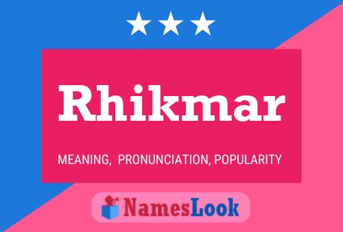 ملصق اسم Rhikmar