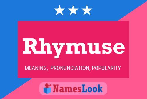 ملصق اسم Rhymuse