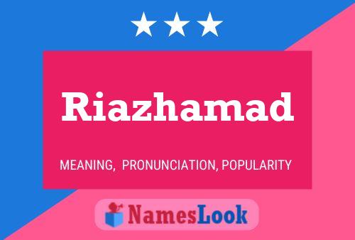 ملصق اسم Riazhamad