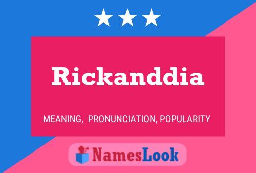 ملصق اسم Rickanddia