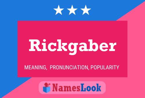 ملصق اسم Rickgaber