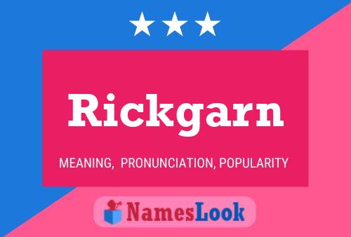 ملصق اسم Rickgarn