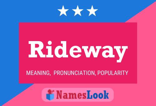 ملصق اسم Rideway