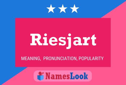 ملصق اسم Riesjart