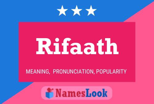 ملصق اسم Rifaath